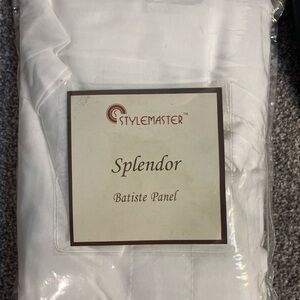 Splendor Batiste Panel- sheer White